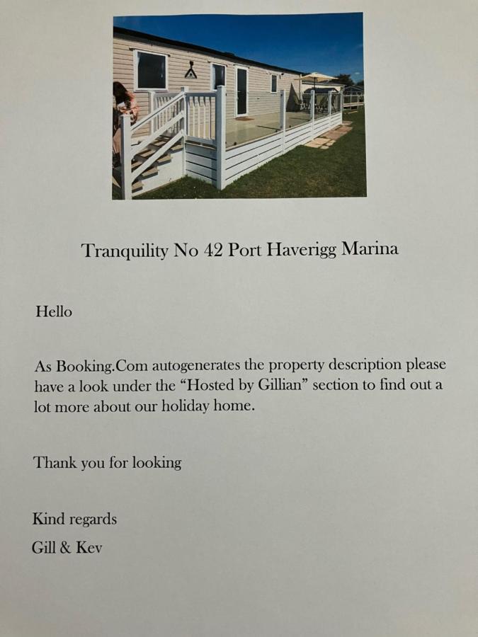 Tranquility No 42 Port Haverigg Marina Millom Exterior foto